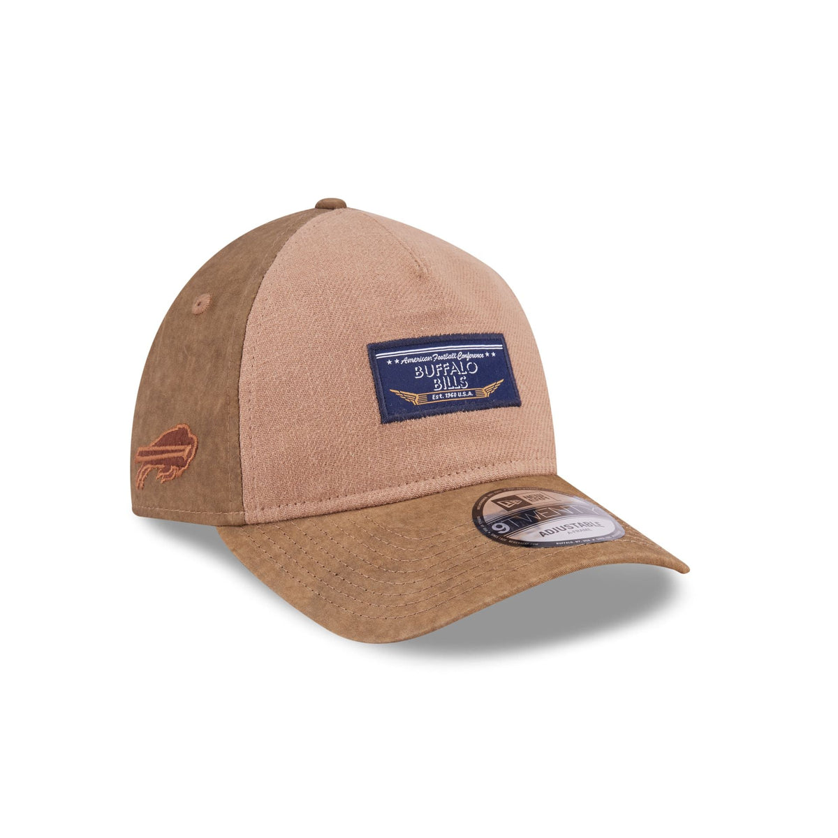 Buffalo Bills Utility Linen 9TWENTY A-Frame Adjustable Hat