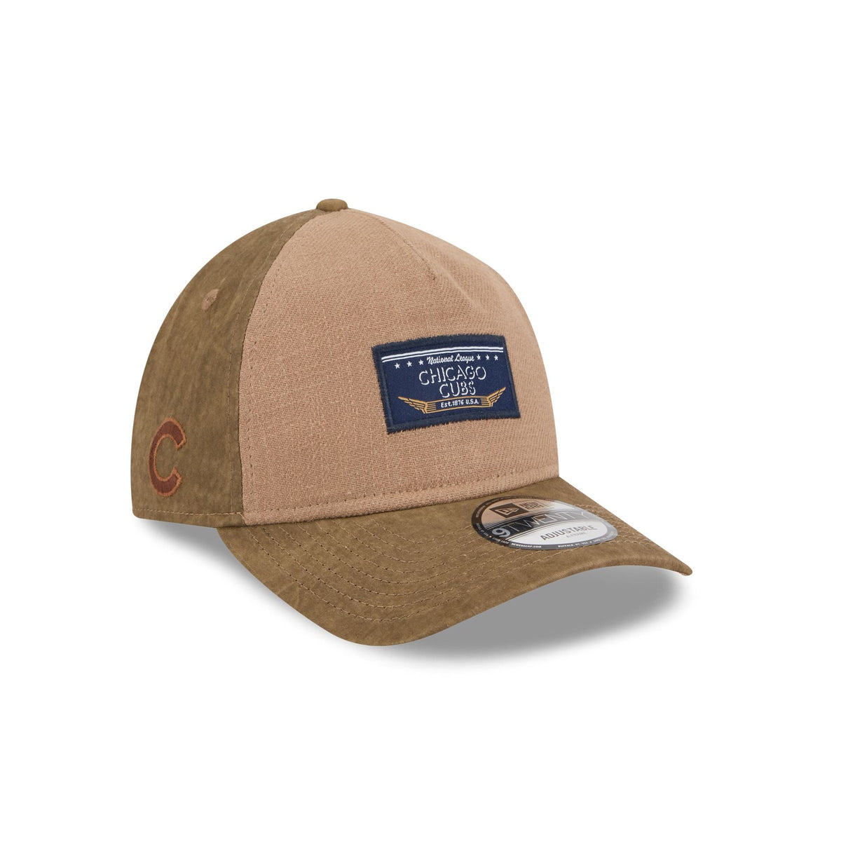 Chicago Cubs Utility Linen 9TWENTY A-Frame Adjustable Hat