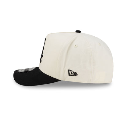Chicago White Sox Cotton Brush Chrome Pre-Curve 9FIFTY A-Frame Snapback Hat