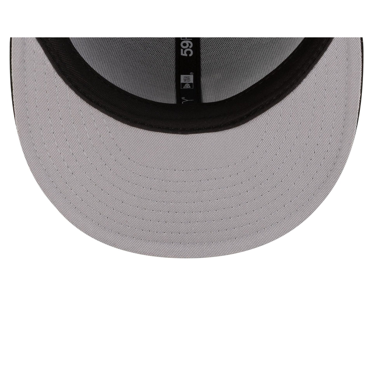 Athletics Script Black and White 59FIFTY Fitted Hat