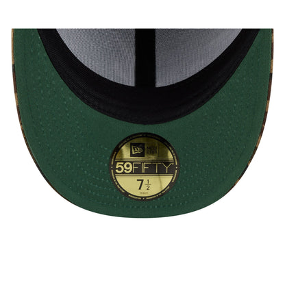Atlanta Braves Three Looms Camo Pre-Curve 59FIFTY Fitted Hat