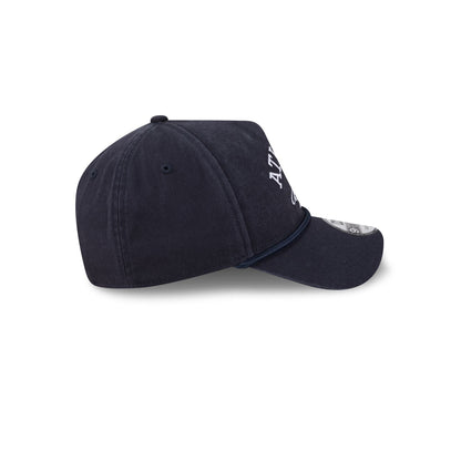 Atlanta Braves Stacked Rope 9FORTY A-Frame Snapback Hat