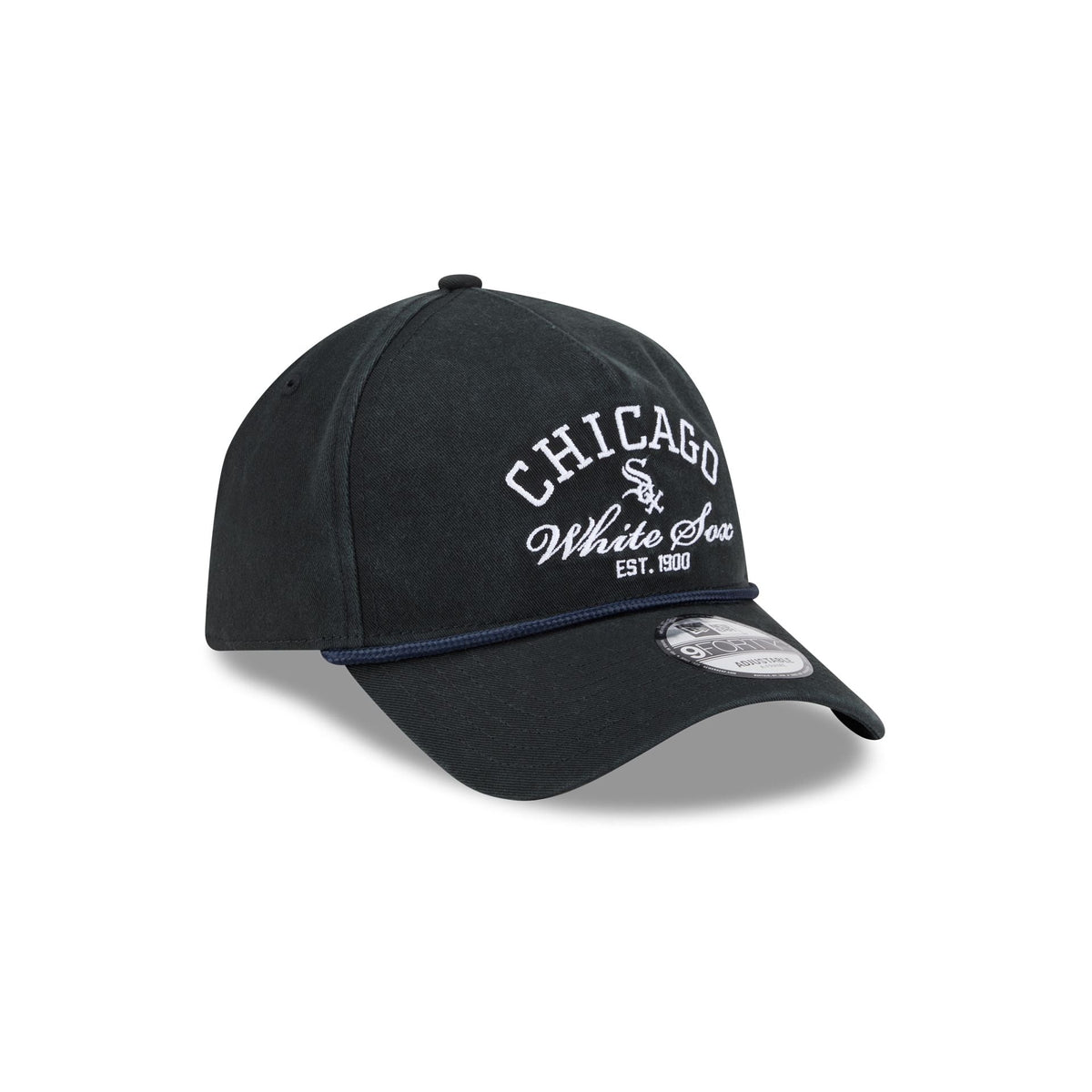 Chicago White Sox Stacked Rope 9FORTY A-Frame Snapback Hat