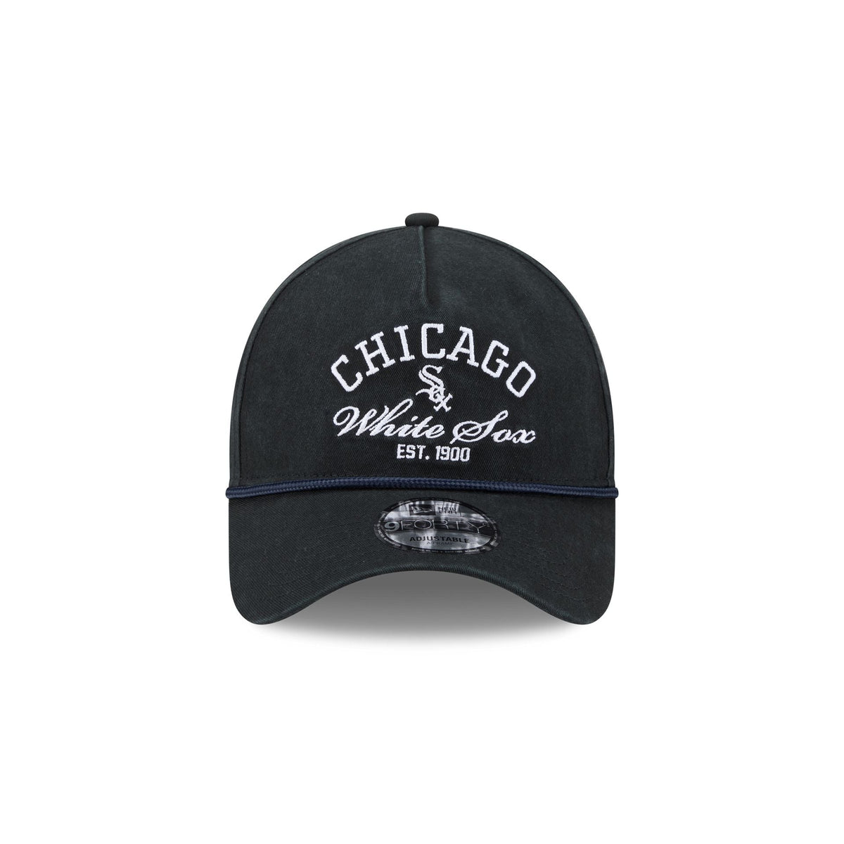 Chicago White Sox Stacked Rope 9FORTY A-Frame Snapback Hat