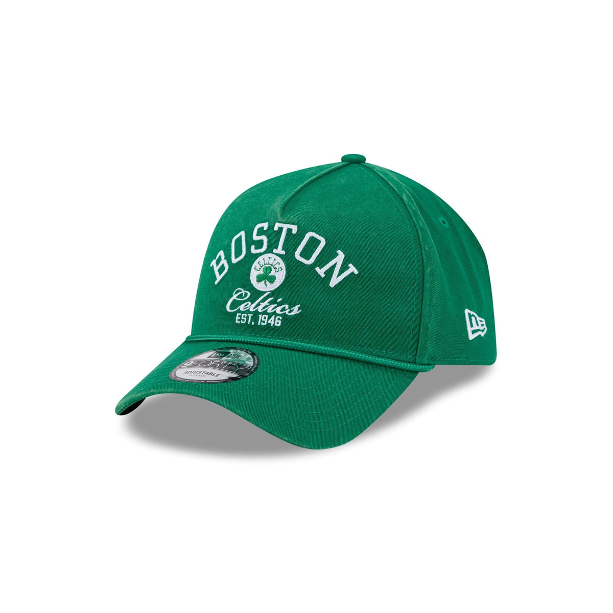 Boston Celtics Stacked Rope 9FORTY A-Frame Snapback Hat
