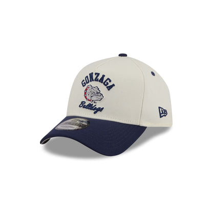 Gonzaga Bulldogs Chrome White Arched 9FORTY A-Frame Snapback Hat