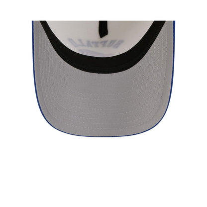 Buffalo Bills Chrome White Arched 9FORTY A-Frame Snapback Hat