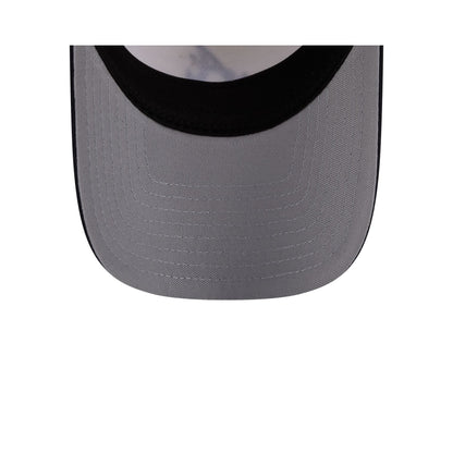 Atlanta Braves Chrome White Arched 9FORTY A-Frame Snapback Hat