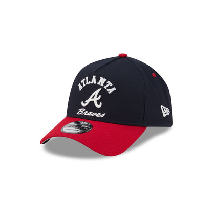 Atlanta Braves Arched 9FORTY A-Frame Snapback Hat