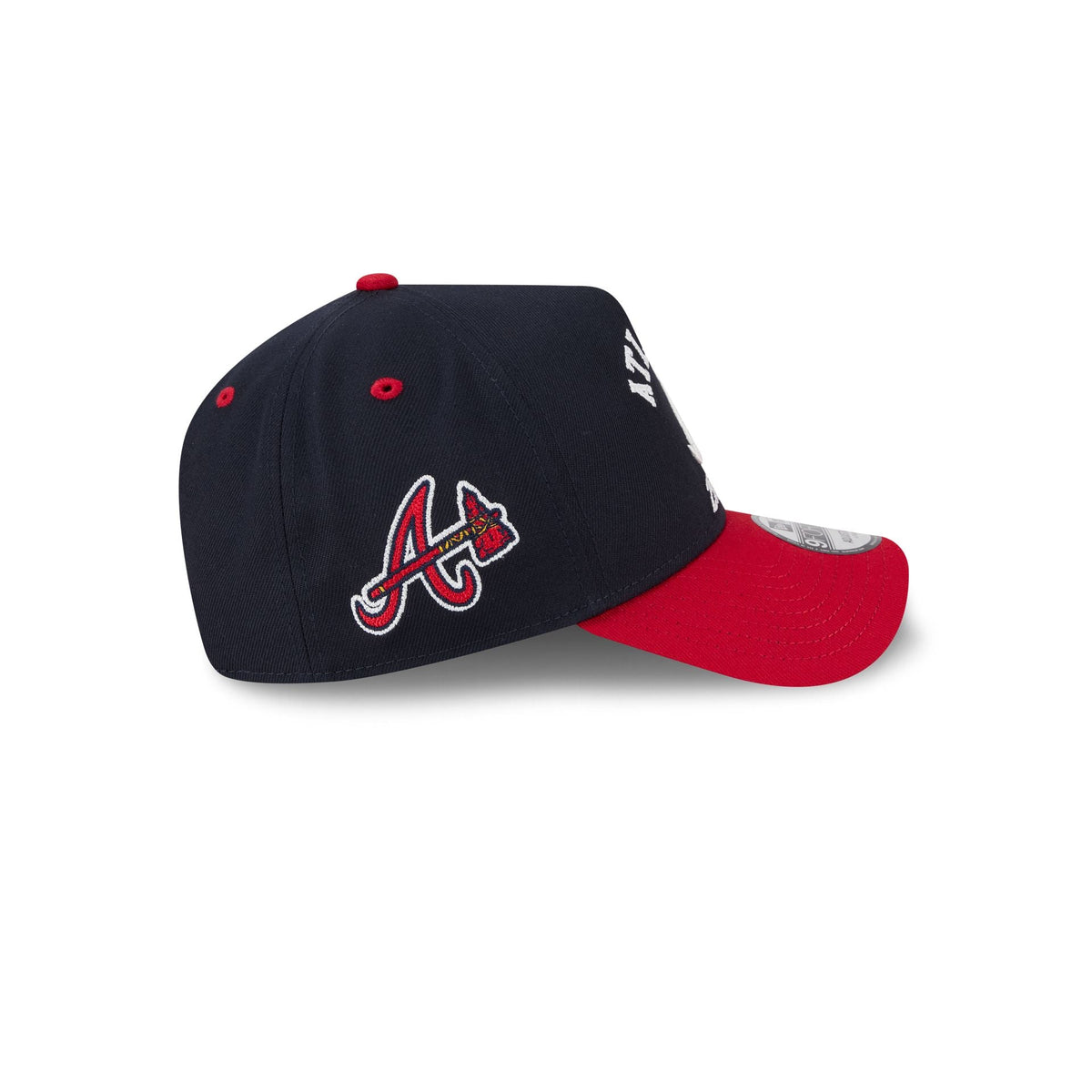 Atlanta Braves Arched 9FORTY A-Frame Snapback Hat