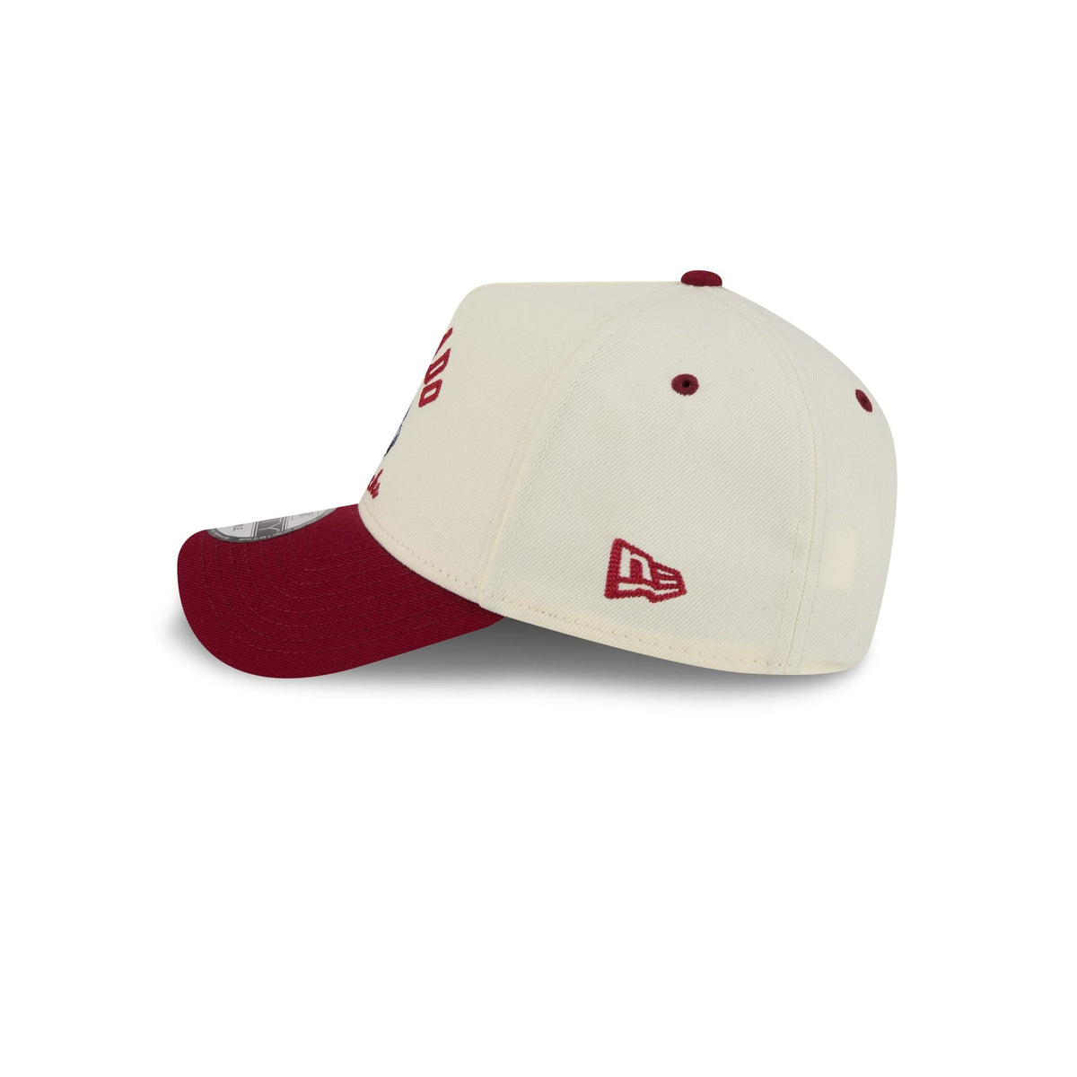 Colorado Avalanche Chrome White Arched 9FORTY A-Frame Snapback Hat