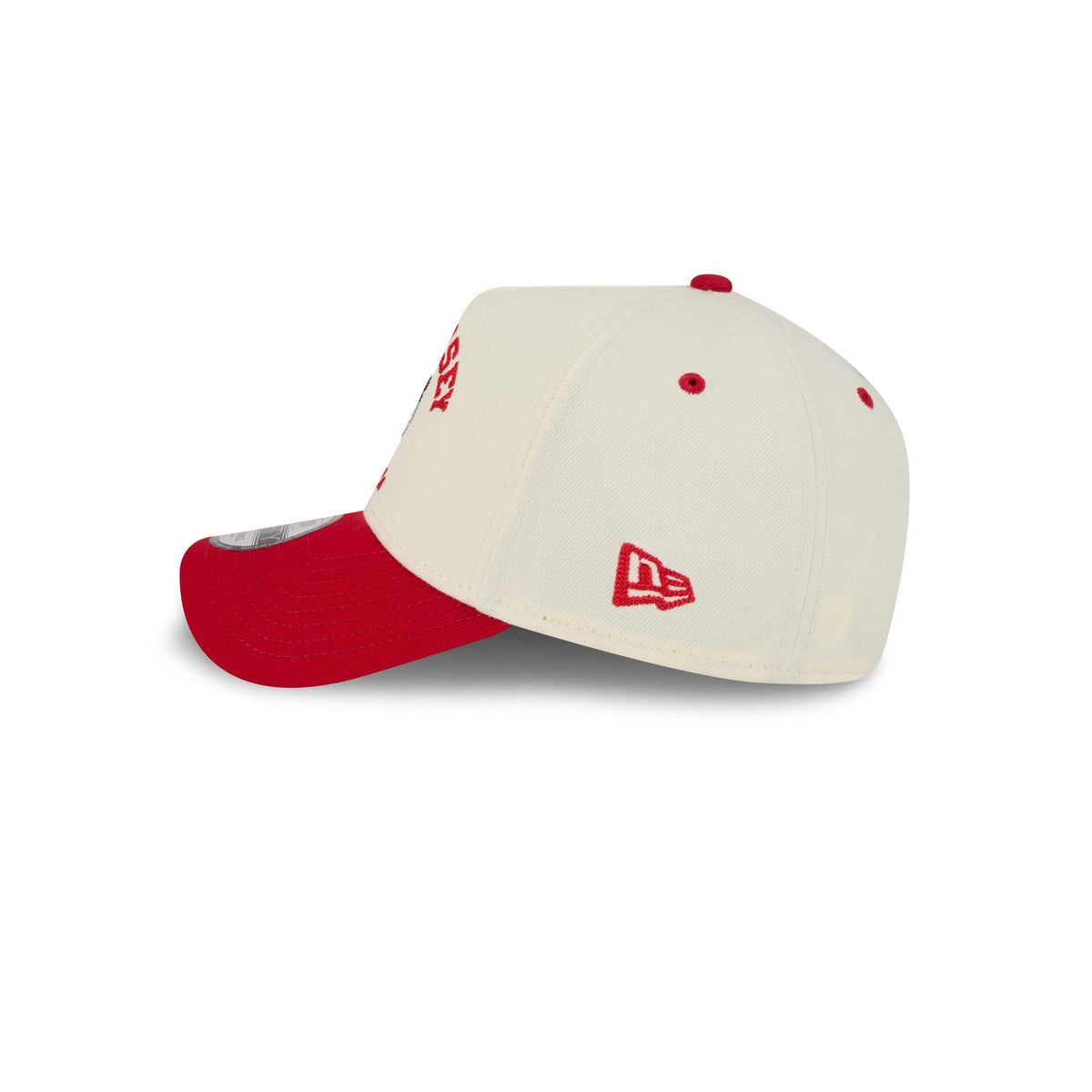 New Jersey Devils Chrome White Arched 9FORTY A-Frame Snapback Hat