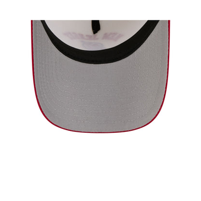 New Jersey Devils Chrome White Arched 9FORTY A-Frame Snapback Hat