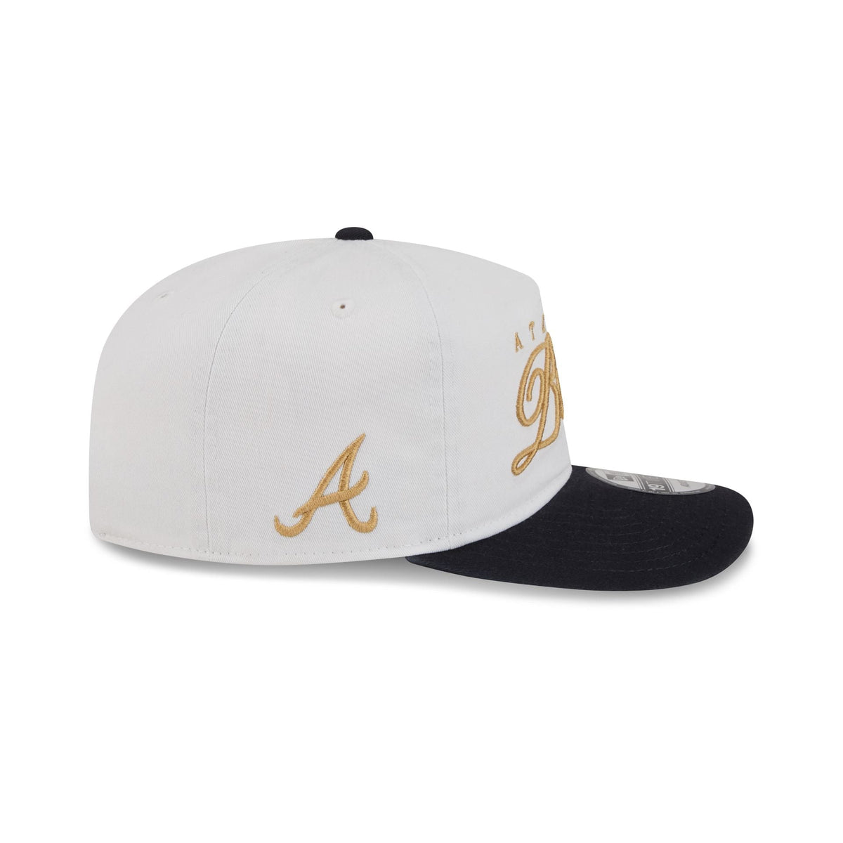 Atlanta Braves Gold Scripted 19TWENTY Adjustable Hat