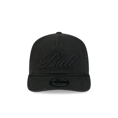 Chicago Bulls All Black Scripted 19TWENTY Adjustable Hat