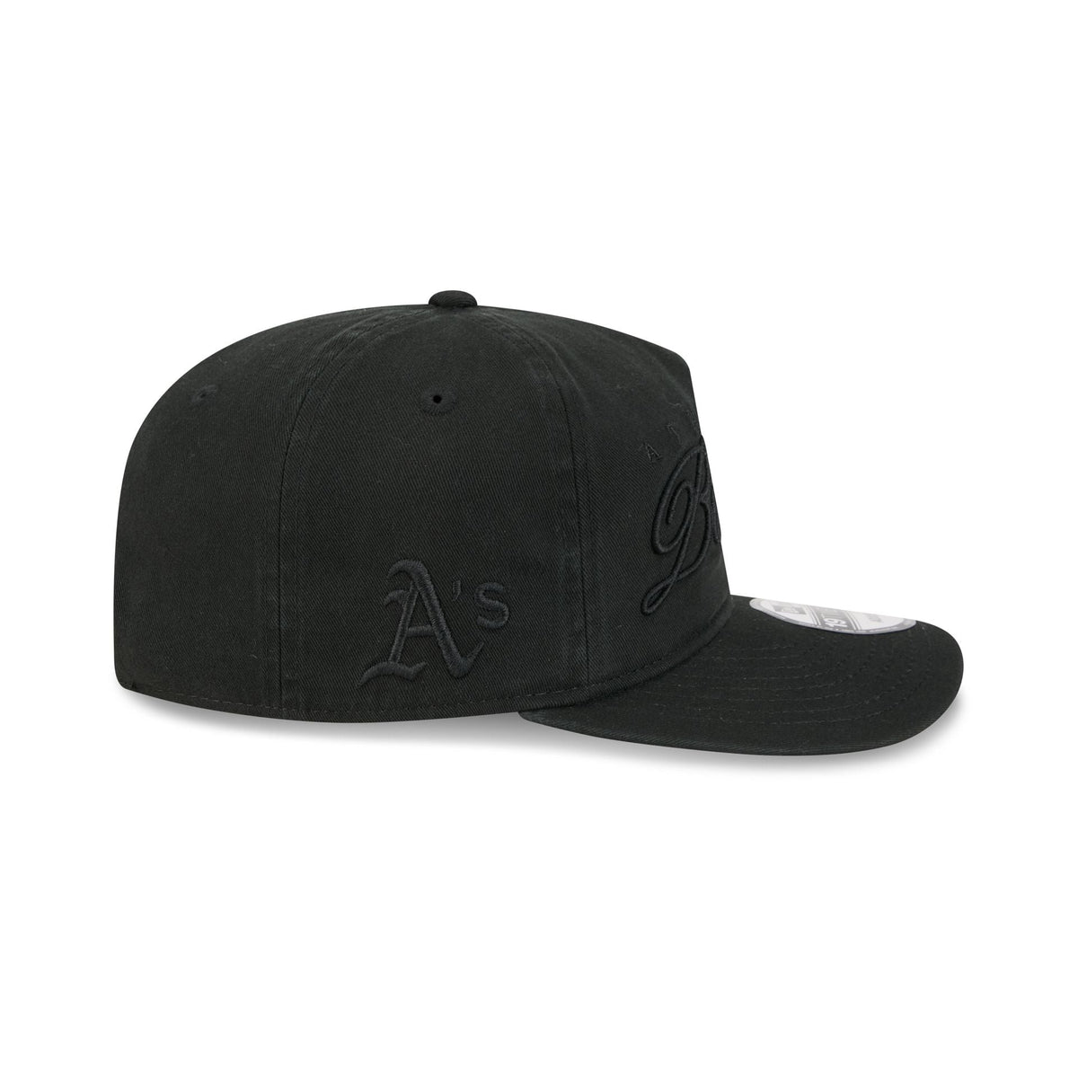 Athletics All Black Scripted 19TWENTY Adjustable Hat