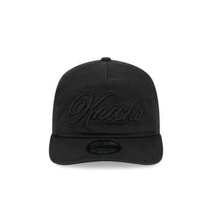 New York Knicks All Black Scripted 19TWENTY Adjustable Hat