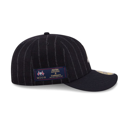 Athletics Pinstripe Merino & Cashmere Moon 59FIFTY Fitted Hat