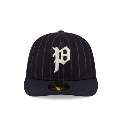 Philadelphia Phillies Pinstripe Merino & Cashmere Moon 59FIFTY Fitted Hat