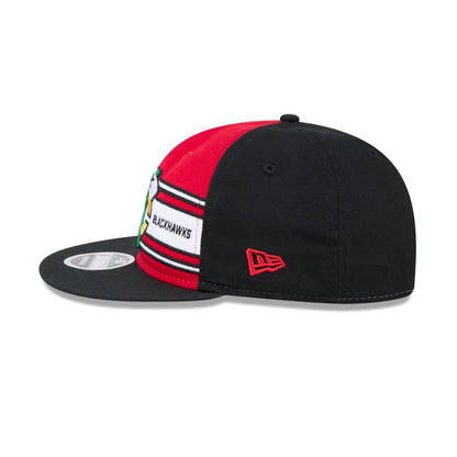 Chicago Blackhawks Team Stripes Retro Crown 9FIFTY Snapback Hat