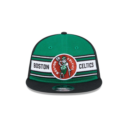 Boston Celtics Team Stripes Retro Crown 9FIFTY Snapback Hat