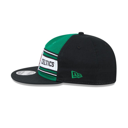 Boston Celtics Team Stripes Retro Crown 9FIFTY Snapback Hat