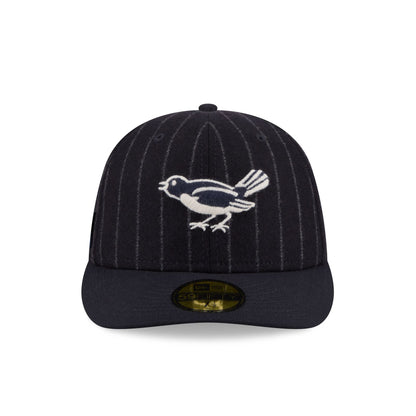 Baltimore Orioles Pinstripe Merino & Cashmere Moon 59FIFTY Fitted Hat