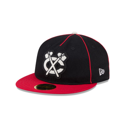 Chicago Blackhawks Felt Logo Retro Crown 59FIFTY Fitted Hat