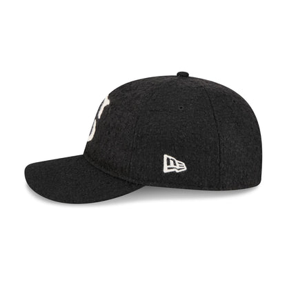 Cincinnati Reds Navy Merino & Cashmere Moon Retro Crown 9FIFTY Adjustable Hat