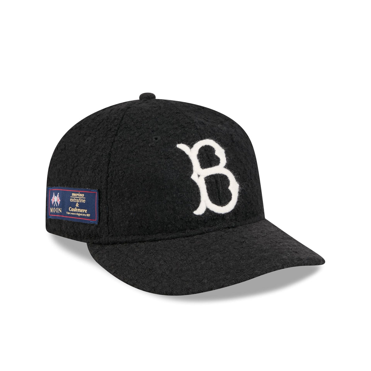 Brooklyn Dodgers Navy Merino & Cashmere Moon Retro Crown 9FIFTY Adjustable Hat