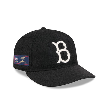 Brooklyn Dodgers Navy Merino & Cashmere Moon Retro Crown 9FIFTY Adjustable Hat