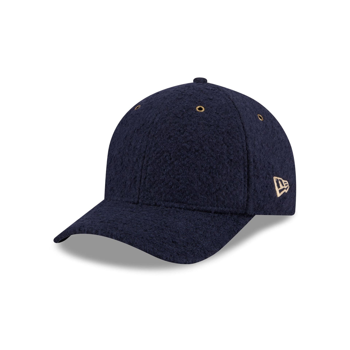 New Era Cap Brushed Wool Navy 9FORTY M-Crown Adjustable Hat