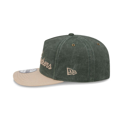 Atlanta Black Crackers Chainstitch Dark Green 19TWENTY Adjustable Hat