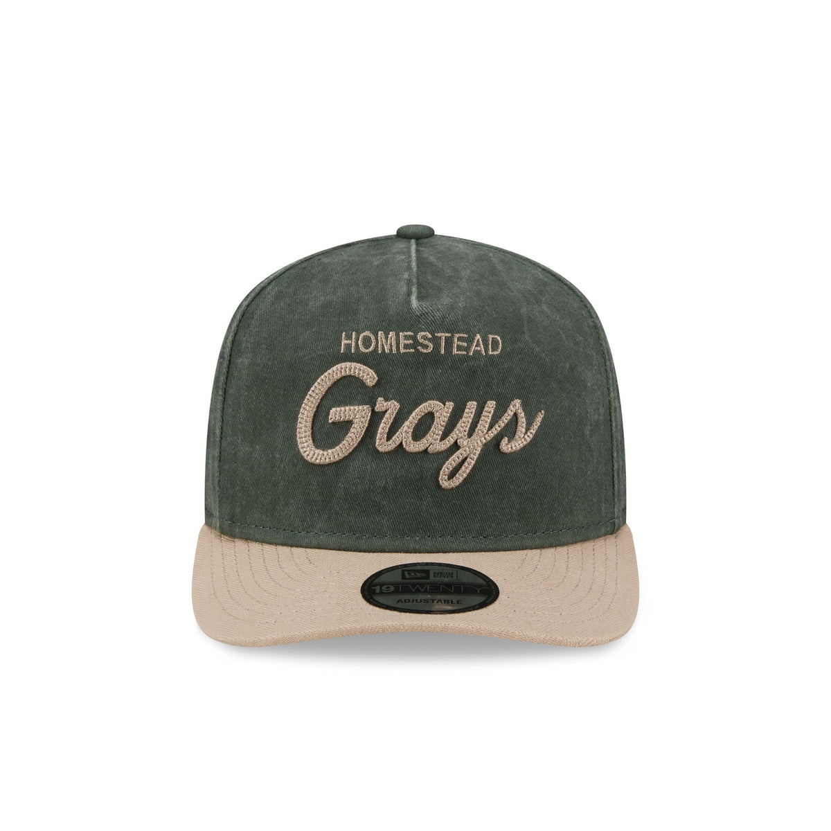 Homestead Grays Chainstitch Dark Green 19TWENTY Adjustable Hat