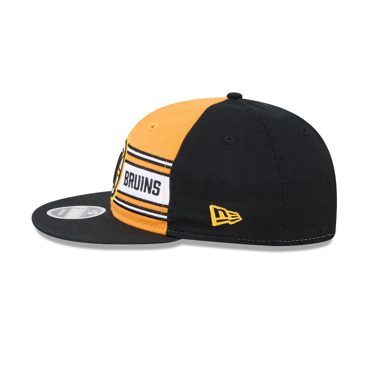 Boston Bruins Team Stripes Retro Crown 9FIFTY Snapback Hat