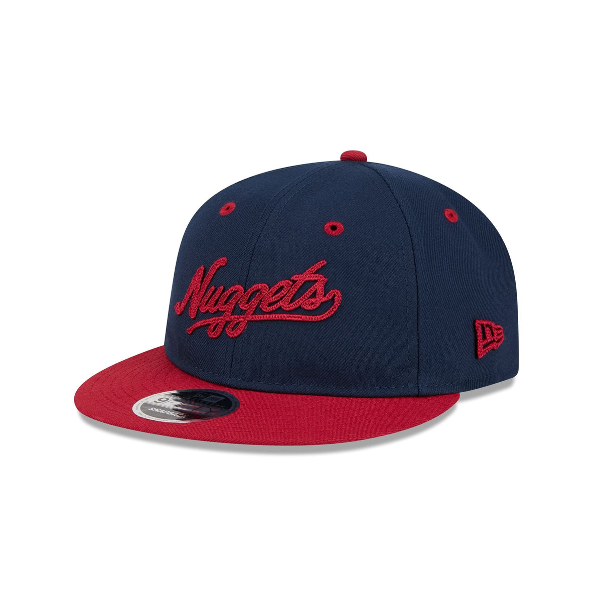 Denver Nuggets Chainstitch Script Retro Crown 9FIFTY Snapback Hat