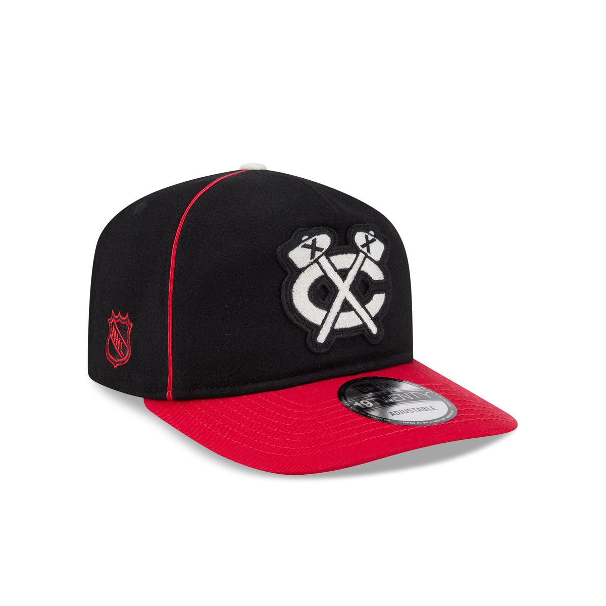Chicago Blackhawks Felt Logo 19TWENTY Adjustable Hat