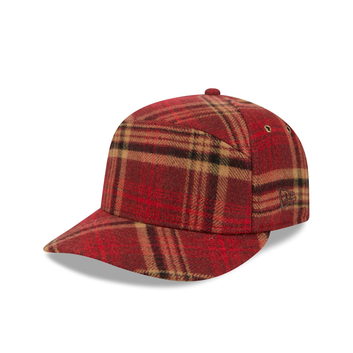 New Era Cap Silver Tier Wool Plaid Split Panel 59FIFTY Fitted Hat