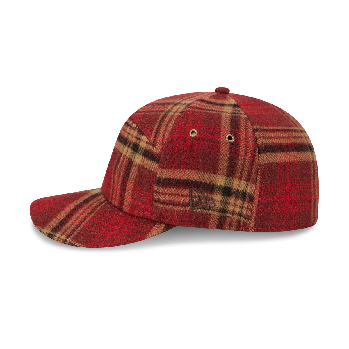 New Era Cap Silver Tier Wool Plaid Split Panel 59FIFTY Fitted Hat