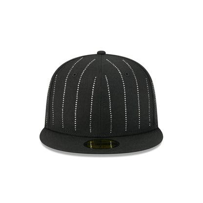 New Era Cap Gold Tier Crystal Pinstripe 59FIFTY Fitted Hat