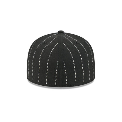 New Era Cap Gold Tier Crystal Pinstripe 59FIFTY Fitted Hat