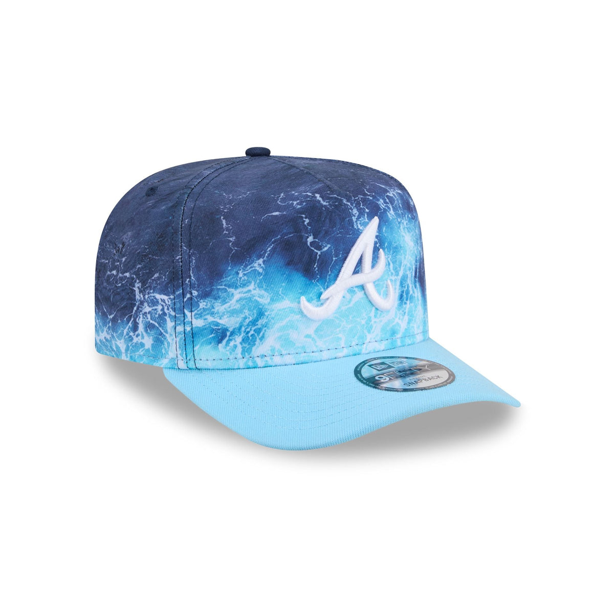 Atlanta Braves Deep Water 9FIFTY A-Frame Snapback Hat