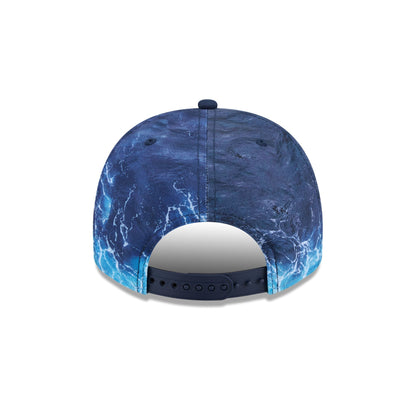 Atlanta Braves Deep Water 9FIFTY A-Frame Snapback Hat