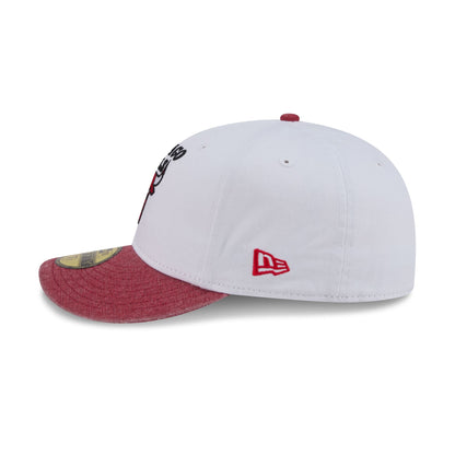 Chicago Bulls Hardwood Classics Diamond Stitch White 59FIFTY Fitted Hat