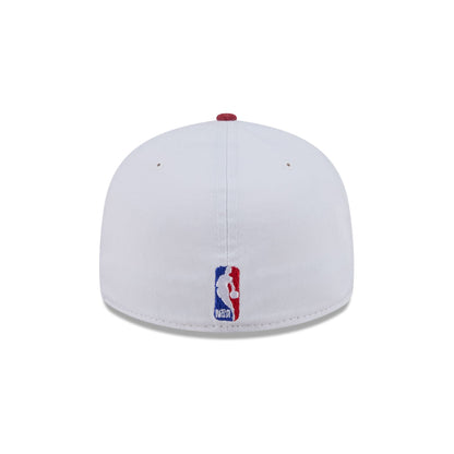 Chicago Bulls Hardwood Classics Diamond Stitch White 59FIFTY Fitted Hat