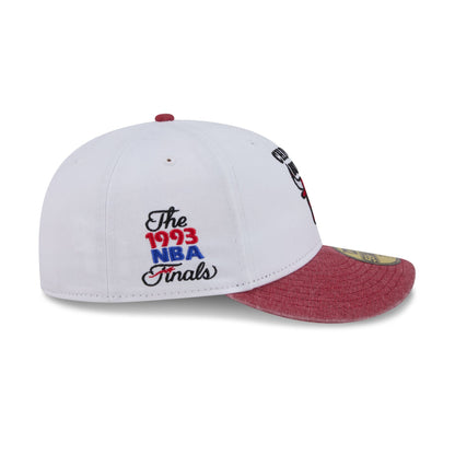 Chicago Bulls Hardwood Classics Diamond Stitch White 59FIFTY Fitted Hat