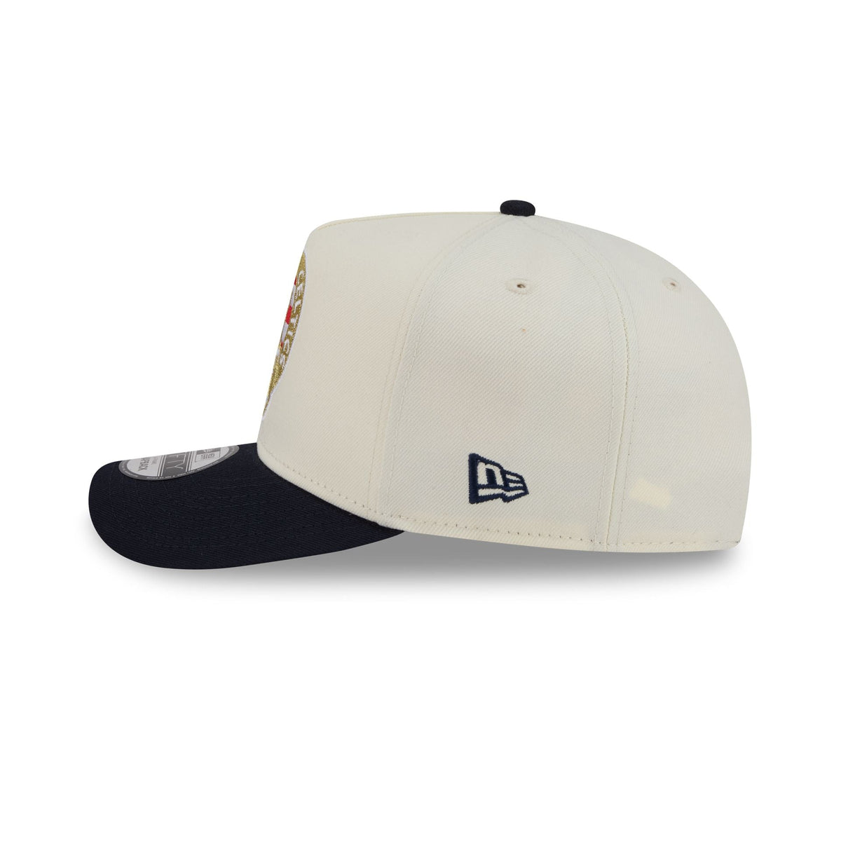 Boston Celtics Chrome White Stars and Stripes 9FIFTY A-Frame Snapback Hat