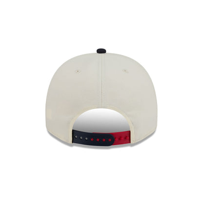 Boston Celtics Chrome White Stars and Stripes 9FIFTY A-Frame Snapback Hat