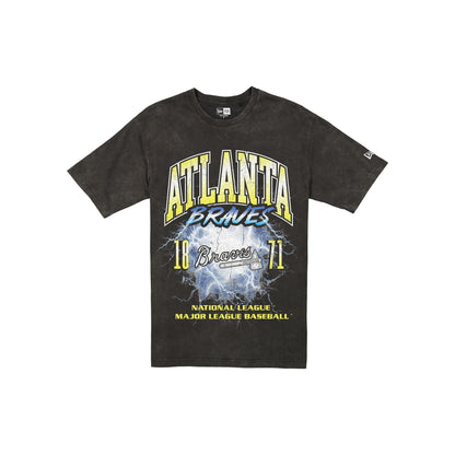Atlanta Braves Lifestyle Graphics Storm Black T-Shirt