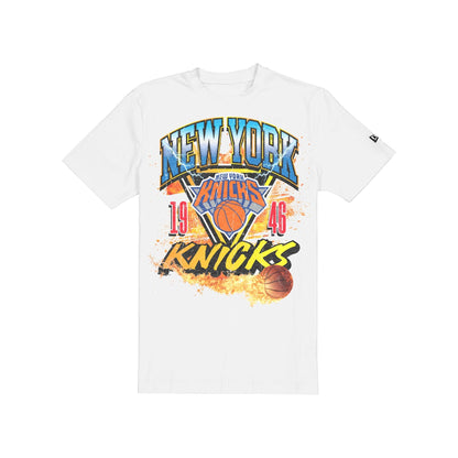 New York Knicks Lifestyle Graphics Fireball White T-Shirt